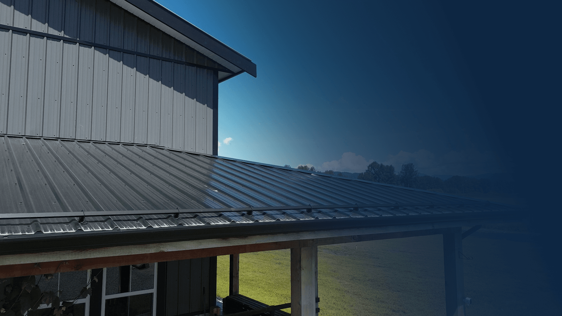 ArcticAnchor snow retention system installed on a metal roof
