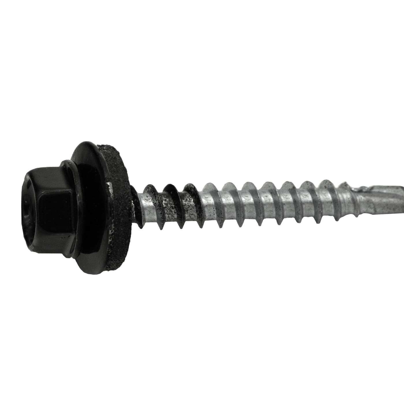 ArcticAnchor sealed neoprene-washer fastener screw used to attach the exposed fastener bracket