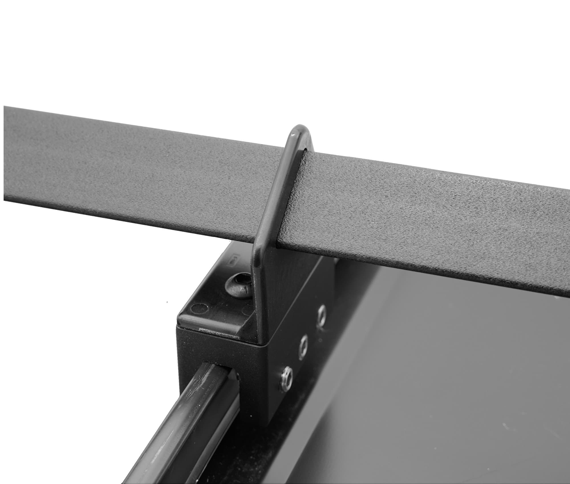 ArcticAnchor non-penetrating clamp installed on a standing seam metal roof panel