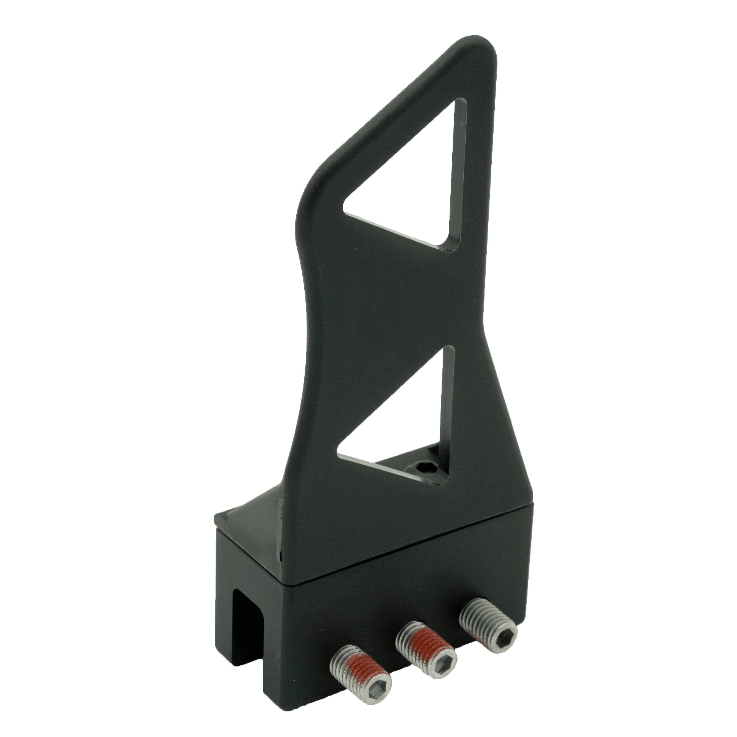 ArcticAnchor Universal Clamp, 2 Hole, standing seam rail clamp with anodized aluminum base and 304 stainless set screws